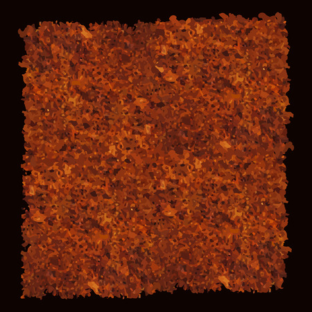 Abstract texture of dark brown rust. Vector illustration,のイラスト素材
