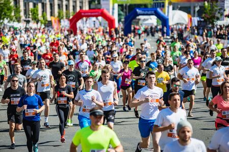 Kyiv, Ukraine - May 26, 2019: 'The Chestnut Run' at 5kmのeditorial素材