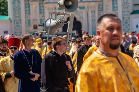 Kiev, Ukraine - July 28, 2018: Ukrainian Orthodox Church of the Kievan Rus