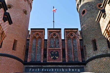Friedrichsburg Gate - old German Fort in Koenigsberg  Kaliningrad  until 1946 Koenigsberg , Russiaのeditorial素材