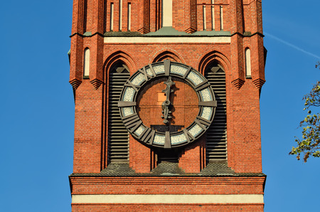 Church of the Holy family (fragment). Kaliningrad (until 1946 Koenigsberg), Russia