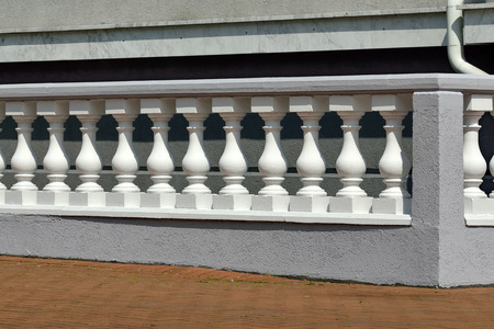 Beautiful white balustrade