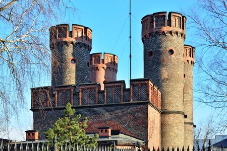 Friedrichsburg Gate - old German Fort in Koenigsberg. Kaliningrad (until 1946 Koenigsberg), Russiaのeditorial素材