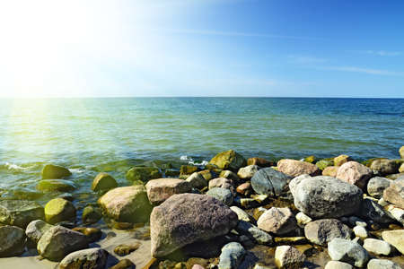 Baltic coast on a Sunny day