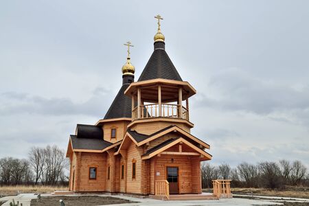 Kaliningrad, Russia - March 9, 2019: Church in honor of St. Spyridon of Trimifuntskyの写真素材