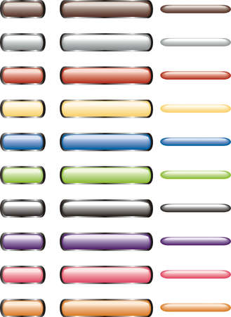 set of glossy buttons           のイラスト素材