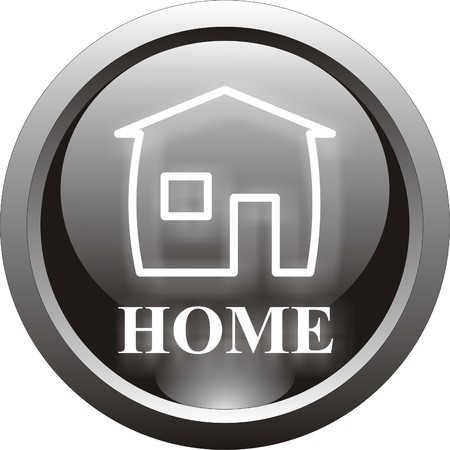 black home  button                のイラスト素材