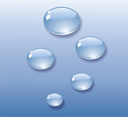 waterdrops and droplet, water             のイラスト素材