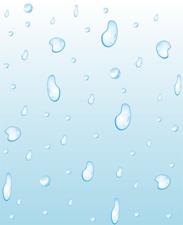 waterdrops and droplet, water on surface        のイラスト素材
