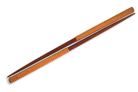 Chopsticks isolated on white                の写真素材