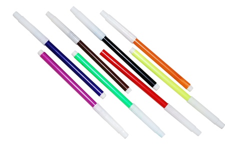 color felt markers          の写真素材