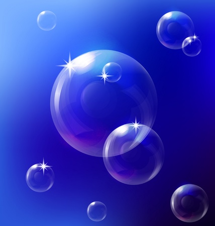 bubbles backgroundのイラスト素材