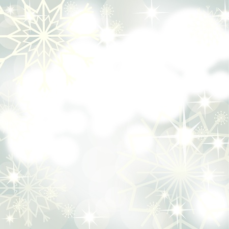 Christmas background with white snowflakes and fireworks, EPS10のイラスト素材