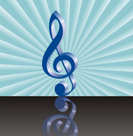 abstract music background with musical keyのイラスト素材