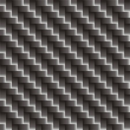 Carbon fiber texture, bound crosswise fibers backgroundのイラスト素材