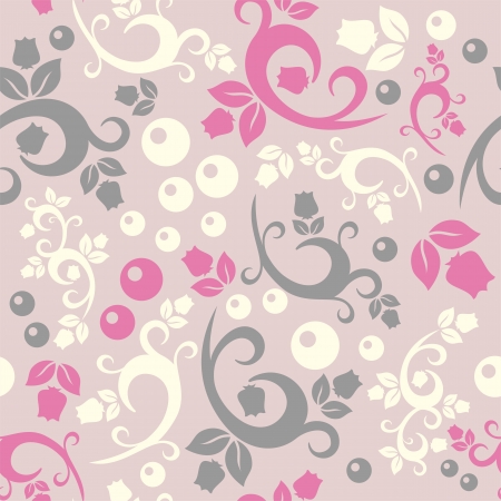 elegant floral vintage seamless pattern background for your designのイラスト素材