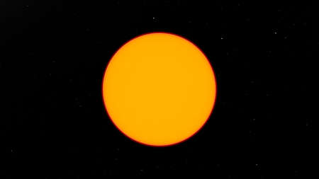beautiful surface of the planet against the background of stars and galaxies in bright colors, space...