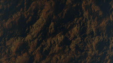beautiful view from an exoplanet, a view from an alien planet, a computer-generated surface, a...