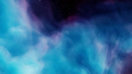 Nebula and galaxies in space. Abstract cosmos background. 3D renderの写真素材