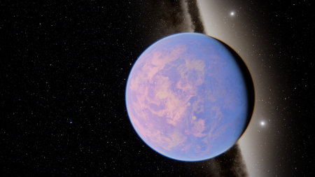 Planets and galaxy, science fiction wallpaper. Beauty of deep space. Billions of galaxy in the...