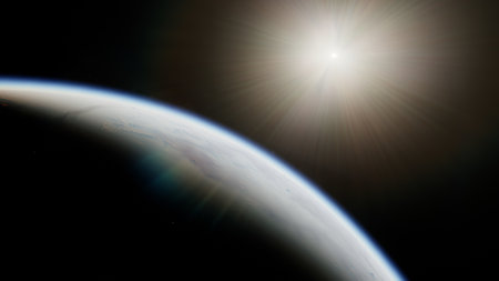Planets and galaxy, science fiction wallpaper. Beauty of deep space. Billions of galaxy in the universe Cosmic art background 3d renderの写真素材