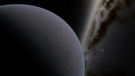 Planets and galaxy, science fiction wallpaper. Beauty of deep space. Billions of galaxy in the universe Cosmic art background 3d renderの写真素材