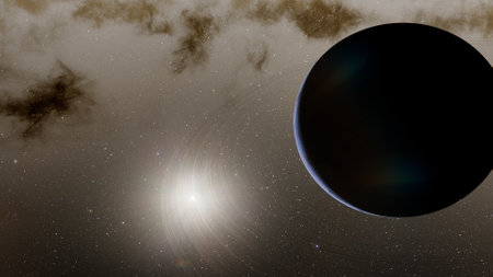 Planets and galaxy, science fiction wallpaper. Beauty of deep space. Billions of galaxy in the universe Cosmic art background 3d renderの写真素材
