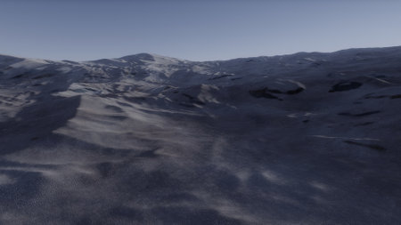 alien planet landscape, science fiction illustration, view from a beautiful planet, beautiful space background 3d renderの写真素材