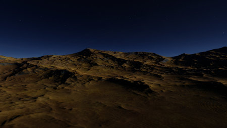 science fiction illustration, beautiful space background, a computer-generated surface, a fantasy world 3d renderの写真素材