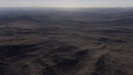 science fiction illustration, beautiful space background, a computer-generated surface, a fantasy world 3d renderの写真素材