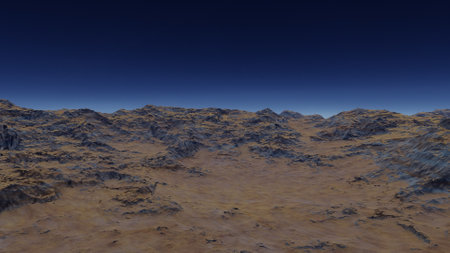 science fiction illustration, beautiful space background, a computer-generated surface, a fantasy world 3d renderの写真素材