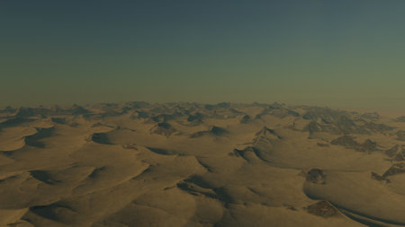 science fiction illustration, beautiful space background, a computer-generated surface, a fantasy world 3d renderの写真素材