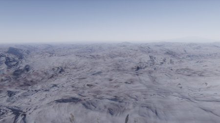 science fiction illustration, beautiful space background, a computer-generated surface, a fantasy world 3d renderの写真素材
