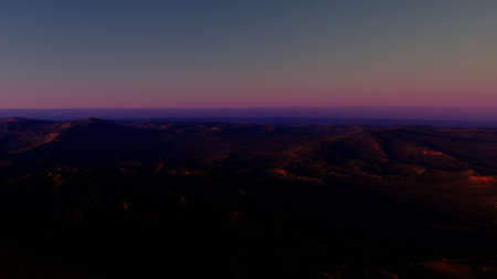 science fiction illustration, beautiful space background, a computer-generated surface, a fantasy world 3d renderの写真素材