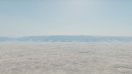 alien planet landscape, science fiction illustration, view from a beautiful planet, beautiful space background 3d renderの写真素材