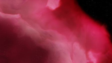 nebula gas cloud in deep outer space, science fiction illustrarion, colorful space background with stars 3d renderの写真素材