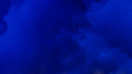 nebula gas cloud in deep outer space, science fiction illustrarion, colorful space background with stars 3d renderの写真素材