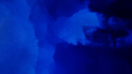 nebula gas cloud in deep outer space, science fiction illustrarion, colorful space background with stars 3d renderの写真素材