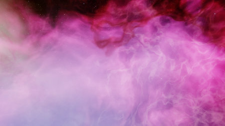 nebula gas cloud in deep outer space, science fiction illustrarion, colorful space background with stars 3d renderの写真素材