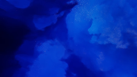 nebula gas cloud in deep outer space, science fiction illustrarion, colorful space background with stars 3d renderの写真素材