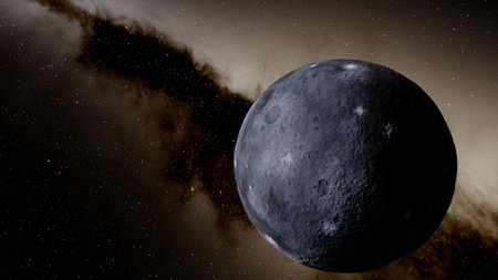 Planets and galaxy, science fiction wallpaper. Beauty of deep space. Billions of galaxy in the...
