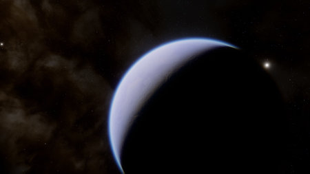 Planets and galaxy, science fiction wallpaper. Beauty of deep space. Billions of galaxy in the...