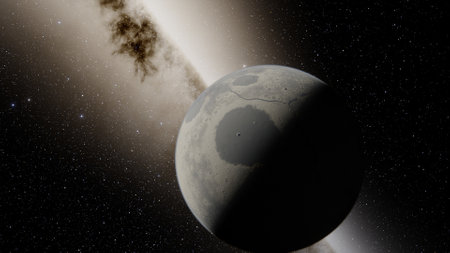 super-earth planet, realistic exoplanet, planet suitable for colonization, earth-like planet in far...