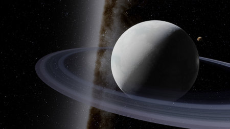 super-earth planet, realistic exoplanet, planet suitable for colonization, earth-like planet in far...