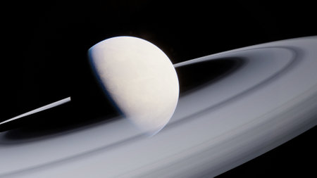super-earth planet, realistic exoplanet, planet suitable for colonization, earth-like planet in far space, planets background 3d renderの写真素材