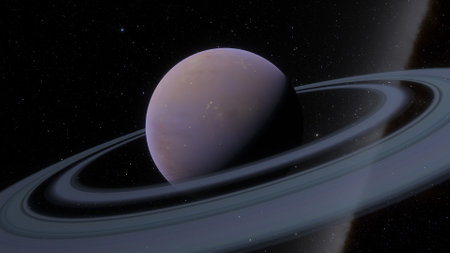 Planets and galaxy, science fiction wallpaper. Beauty of deep space. Billions of galaxy in the universe Cosmic art background 3d renderの写真素材