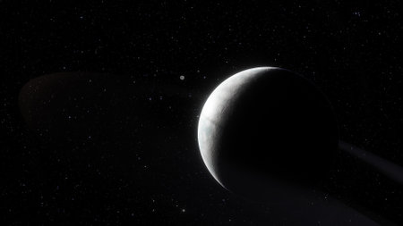 Planets and galaxy, science fiction wallpaper. Beauty of deep space. Billions of galaxy in the...