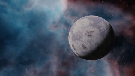 Planets and galaxy, science fiction wallpaper. Beauty of deep space. Billions of galaxy in the...
