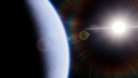 Planets and galaxy, science fiction wallpaper. Beauty of deep space. Billions of galaxy in the universe Cosmic art background 3d renderの写真素材