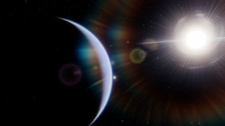 Planets and galaxy, science fiction wallpaper. Beauty of deep space. Billions of galaxy in the universe Cosmic art background 3d renderの写真素材